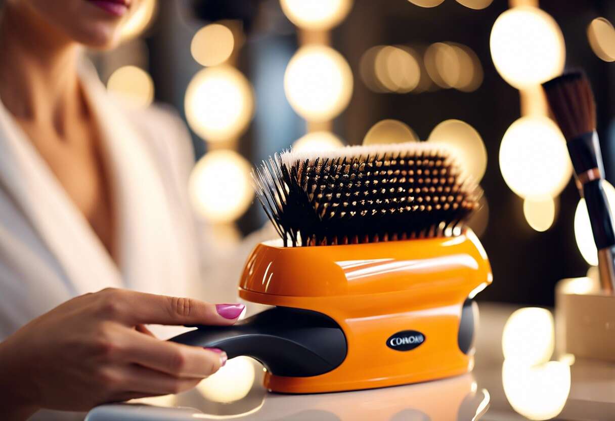 Zoom sur la brosse chauffante : l'innovation au service de la coiffure