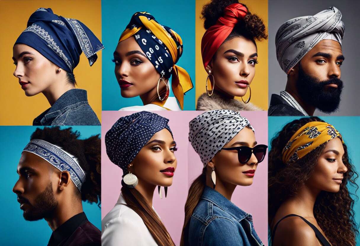 Variez les plaisirs capillaires avec le bandana