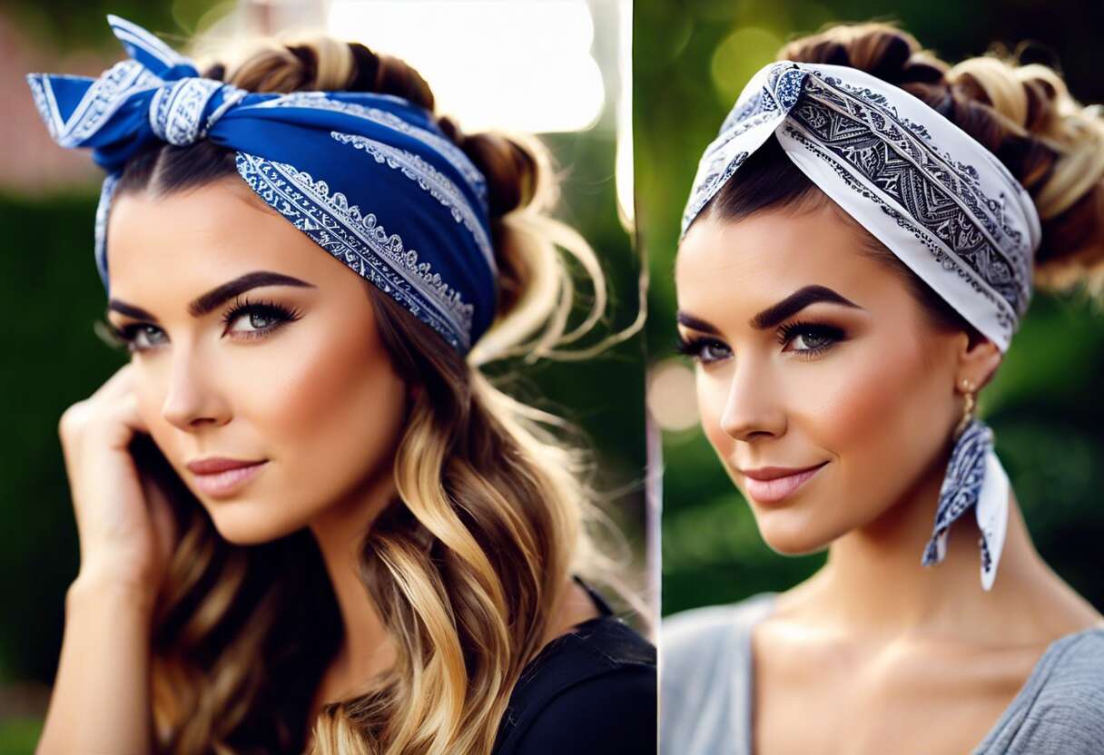 Bandana et coiffures : les mariages gagnants