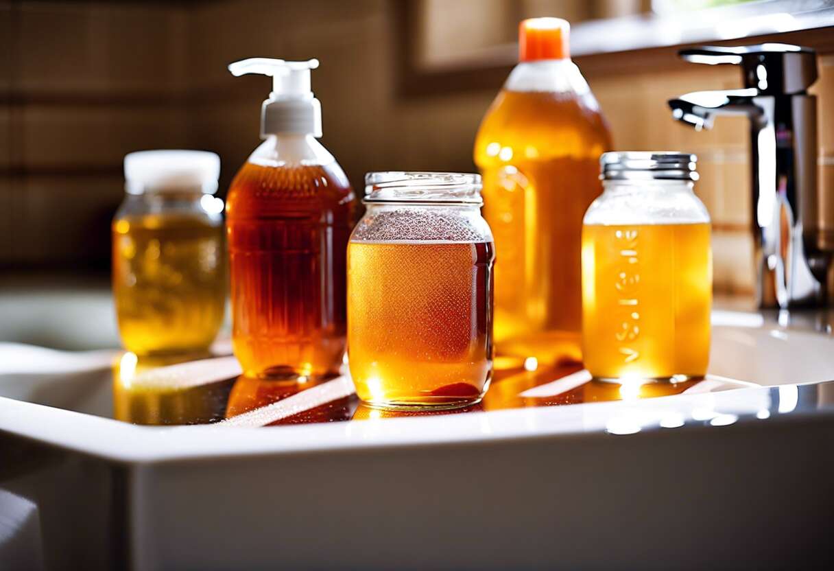 Vinaigre de cidre et bicarbonate : des alliés pour une couleur éclatante ?