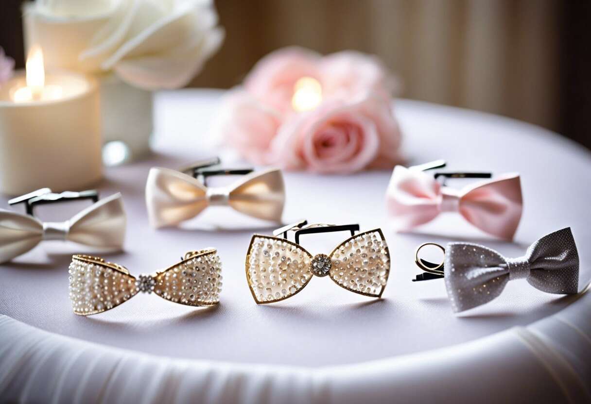 Comment assortir ses pinces avec sa coiffure de mariée