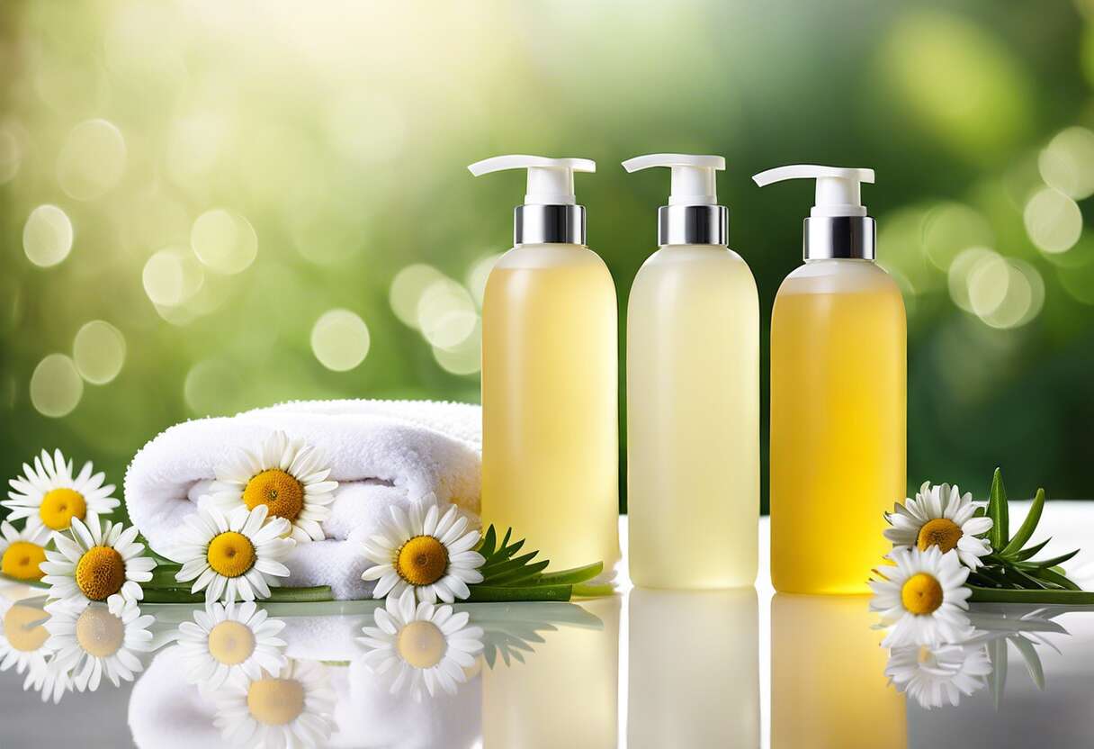 Ingrédients à privilégier dans un shampoing doux pour cheveux sensibles