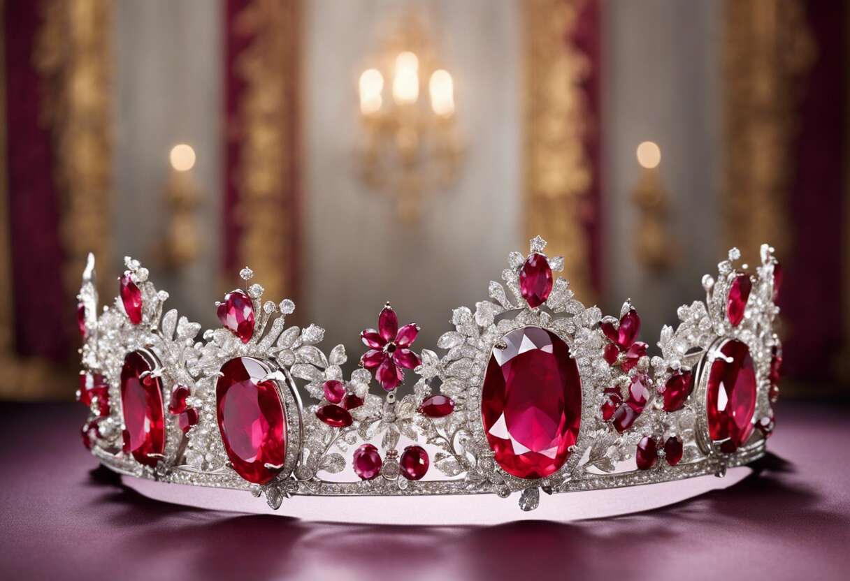 Rubis sur diadème : le choix royal