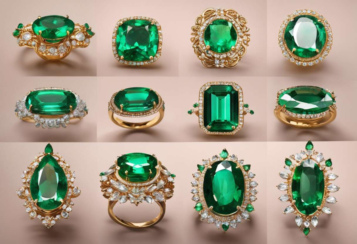 émeraudes : la couleur vibrante pour des accessoires capillaires audacieux