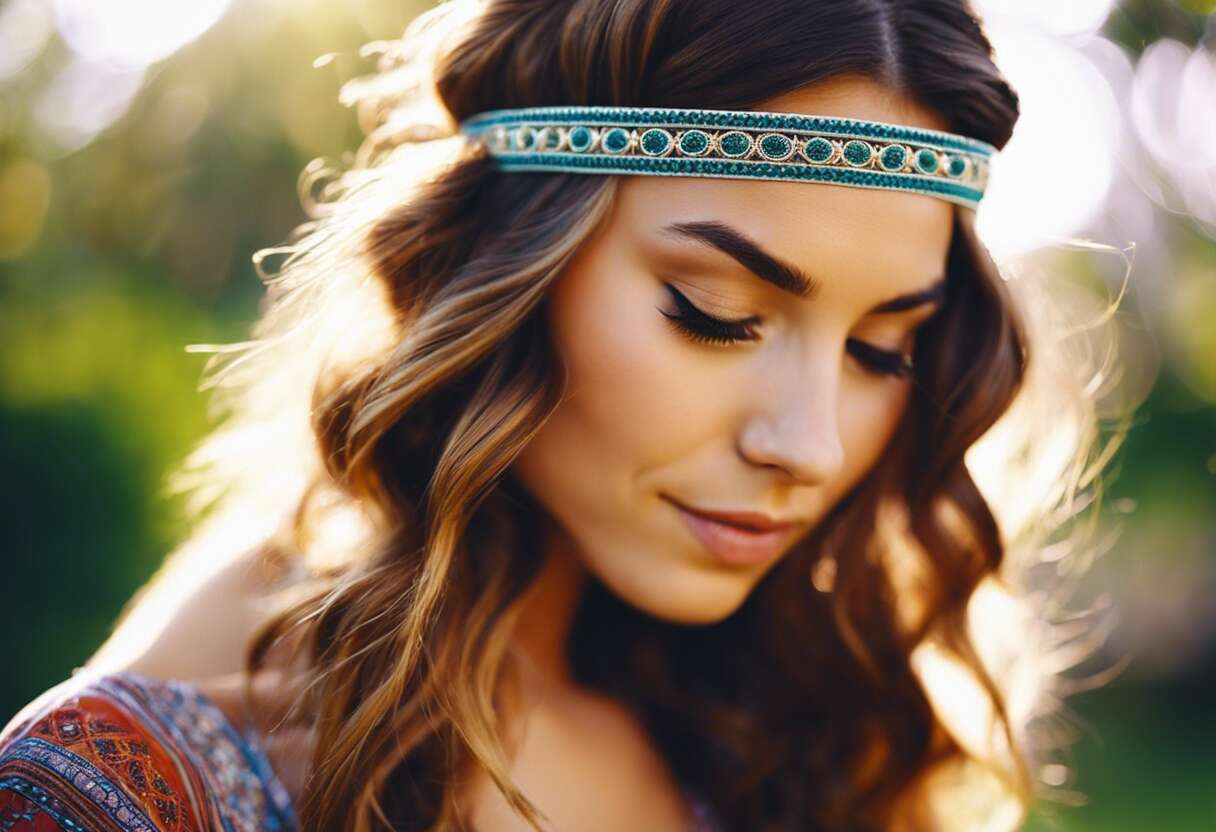 Coiffures bohèmes : intégrer les headbands dans votre look
