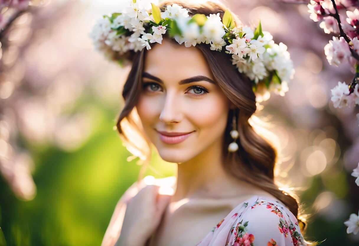 L'ajout de détails floraux pour un look printanier frais