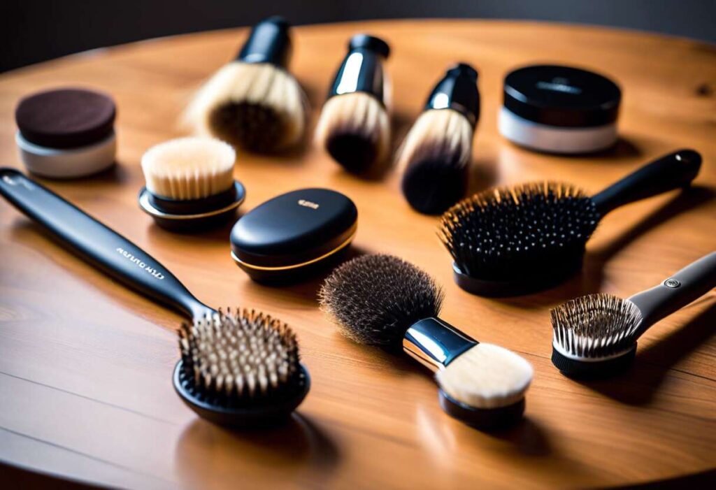 Brosse plate, ronde ou ovale : comprendre les formes et leurs usages