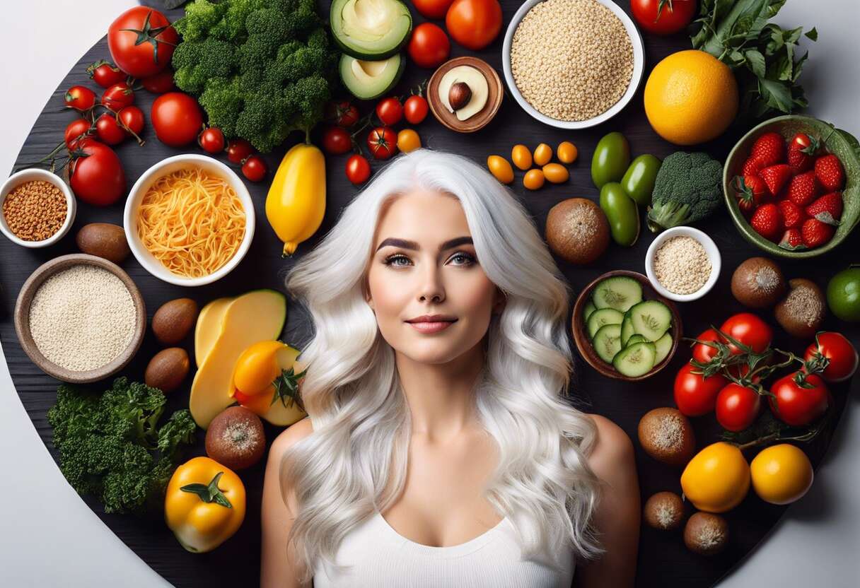 Comprendre l'importance des nutriments pour les cheveux blancs