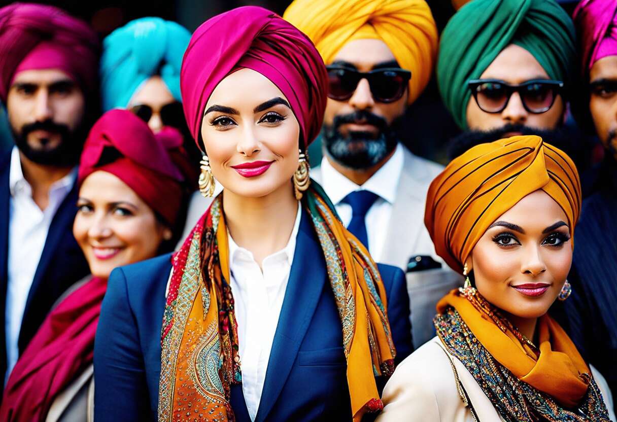 Accorder son turban ou foulard avec son style vestimentaire