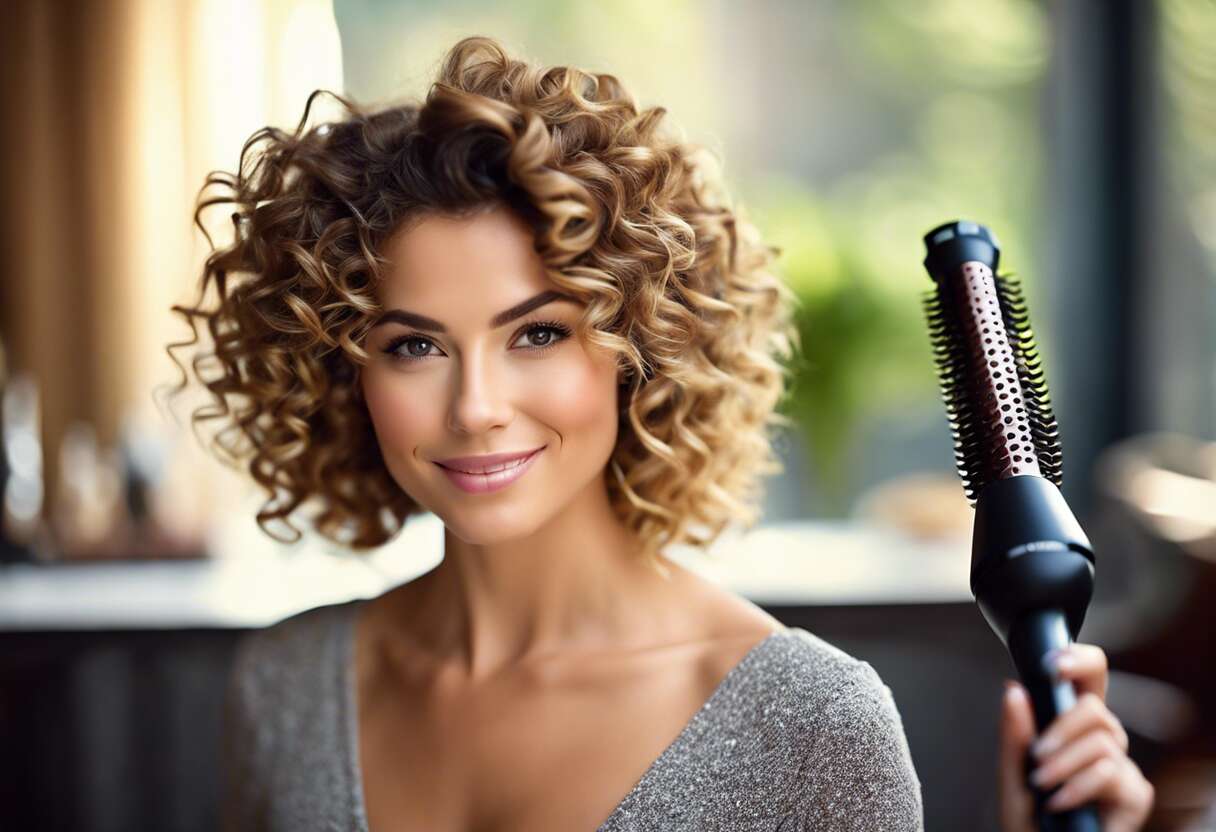 Techniques de bouclage avec un fer conique