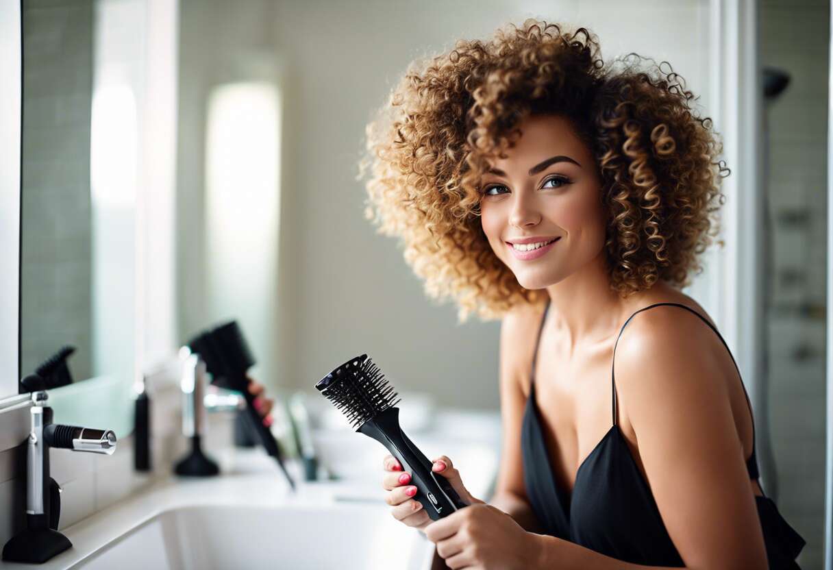 Utiliser un fer conique pour des boucles naturelles : mode d’emploi