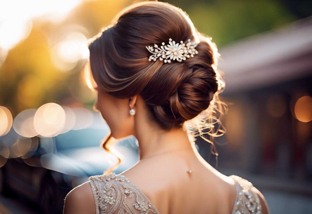 Pics à chignon : l'art de sublimer les coiffures relevées