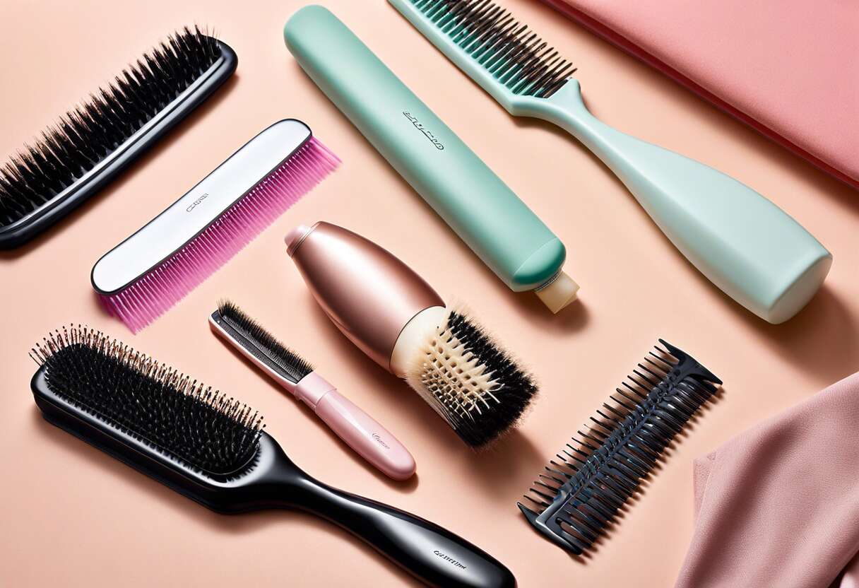 Démêlage doux : techniques et outils adaptés aux cheveux lisses