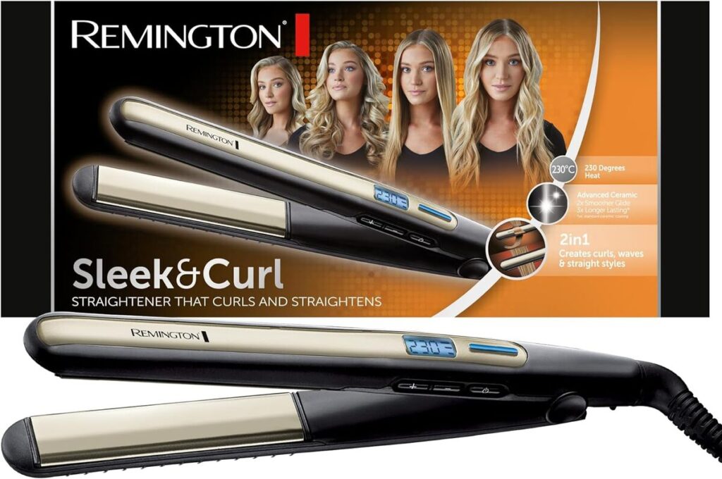 Lisseur Remington Sleek & Curl S6500: test et Avis