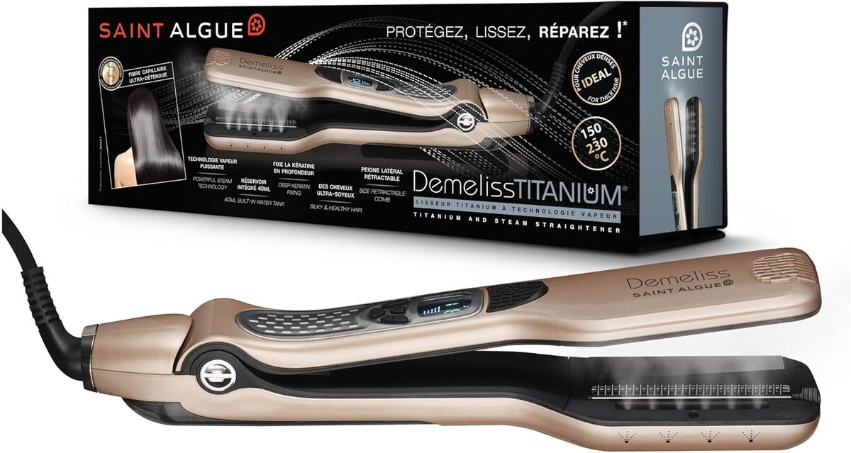 Test Demeliss Titan : lisseur Vapeur pour tous Cheveux