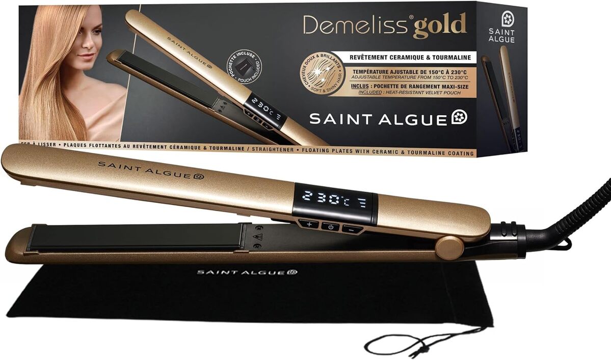 Test Demeliss GOLD : lisseur 2 en 1 avec Pochette