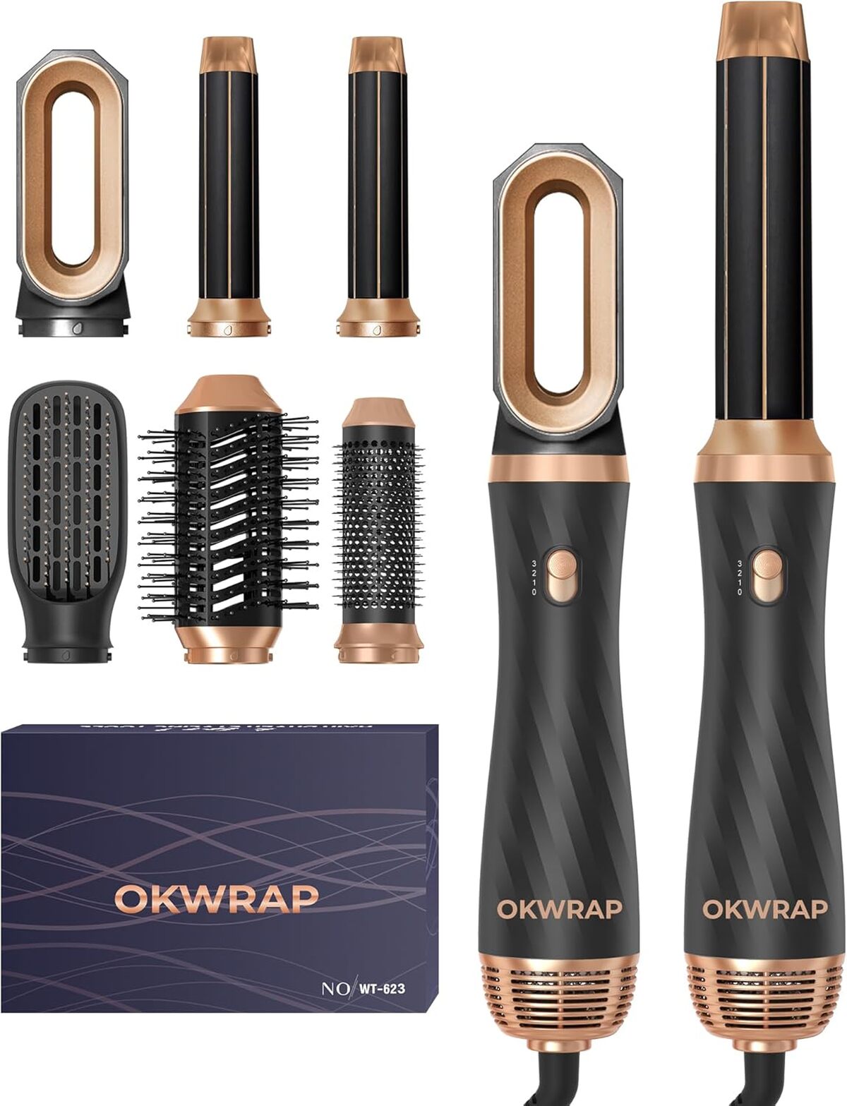 Test OKWRAP Air Styler 6 en 1 : coiffure Parfaite avec un Seul Appareil