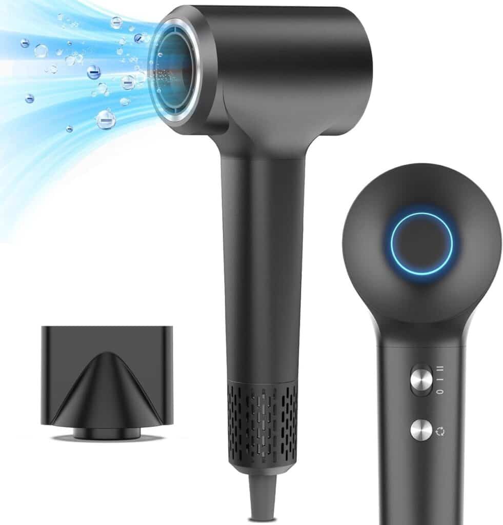 Test sèche-cheveux : performance et silence avec 200 millions d'ions négatifs