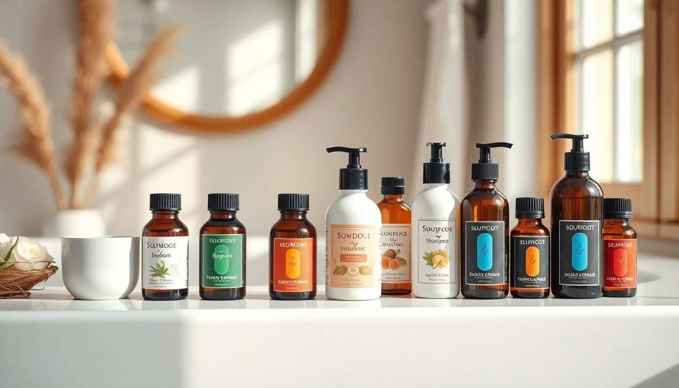Huiles essentielles dans les shampooings : guide de choix