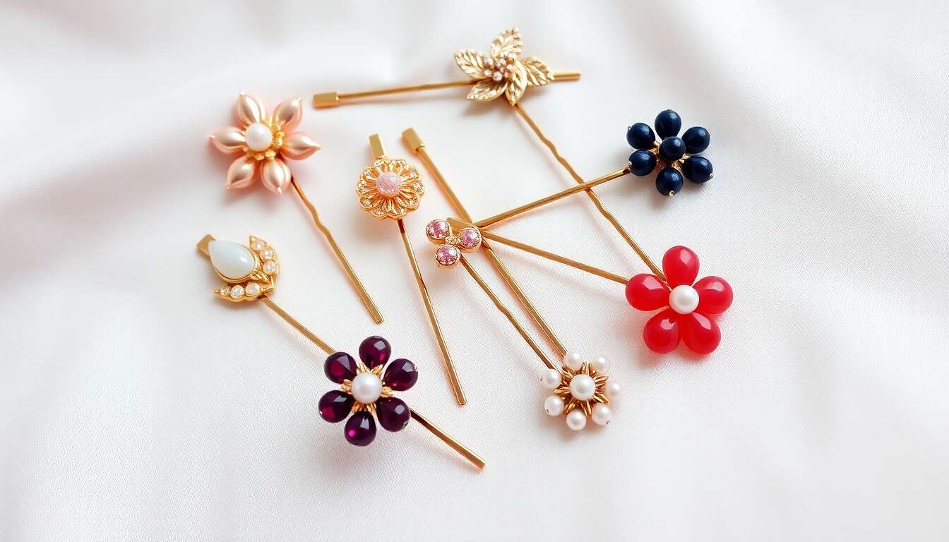 Épingles à cheveux décoratives : allier praticité et esthétique