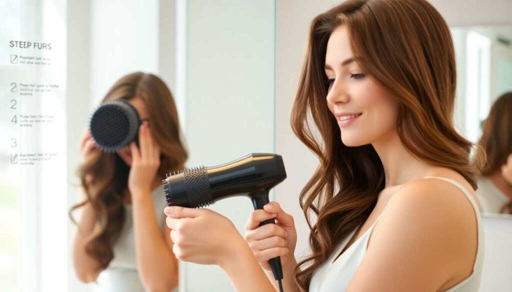 Maximiser le volume avec une brosse soufflante : mode d'emploi