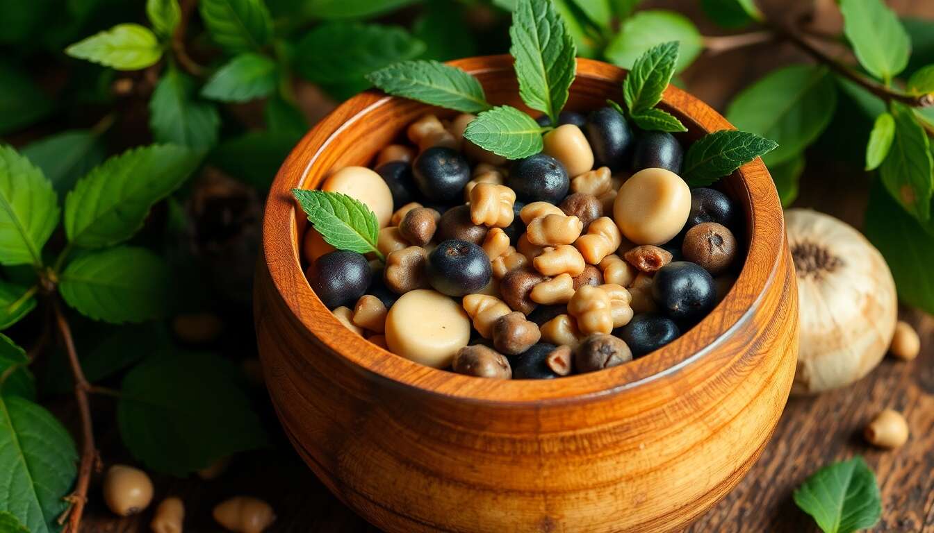 Aliments riches en protéines végétales pour des cheveux forts