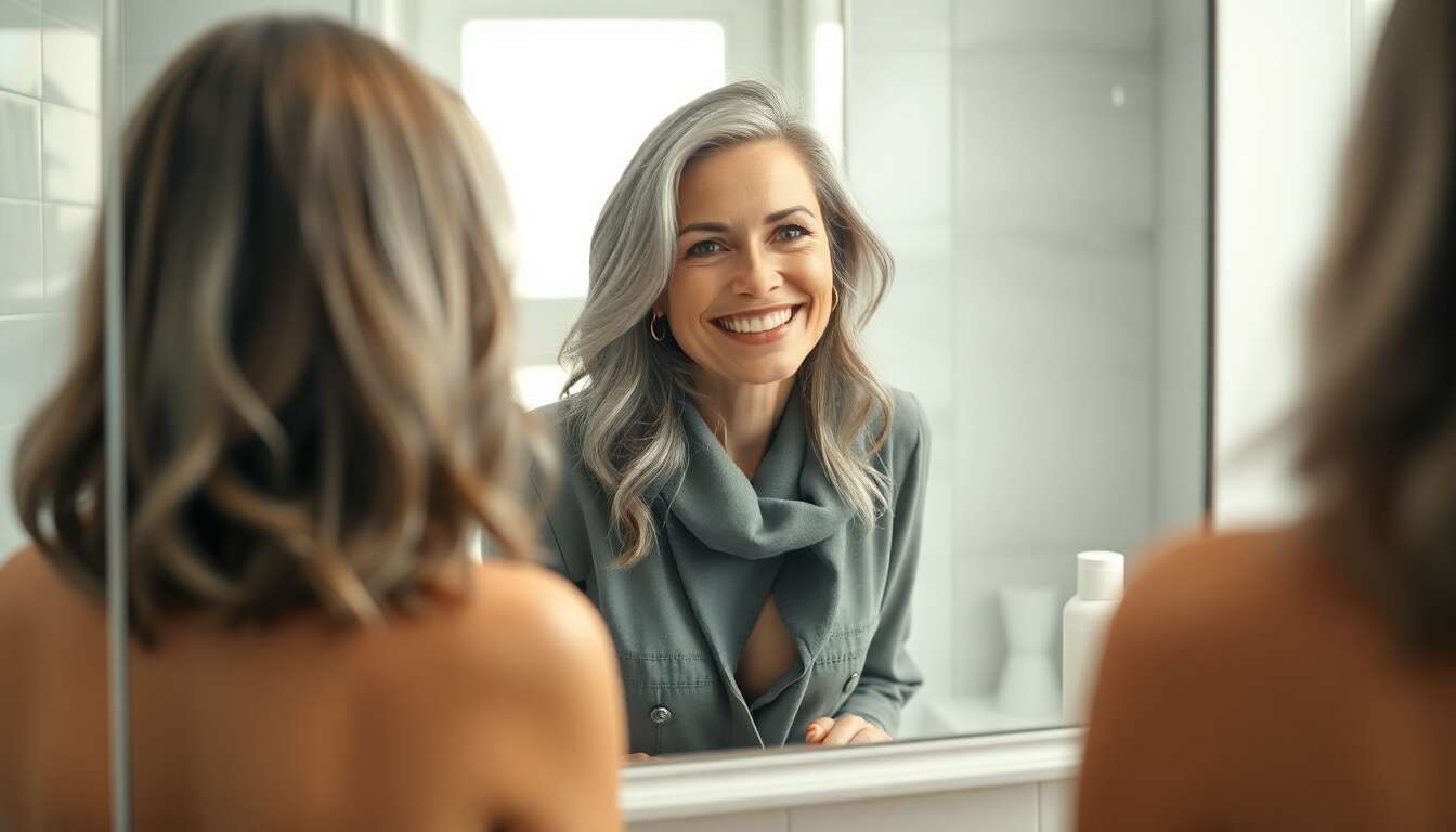Cheveux gris : comment contrer le jaunissement indésirable ?