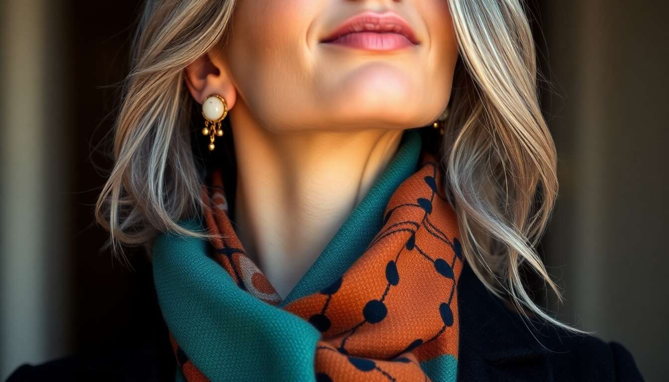 Accessoires incontournables pour sublimer les cheveux gris