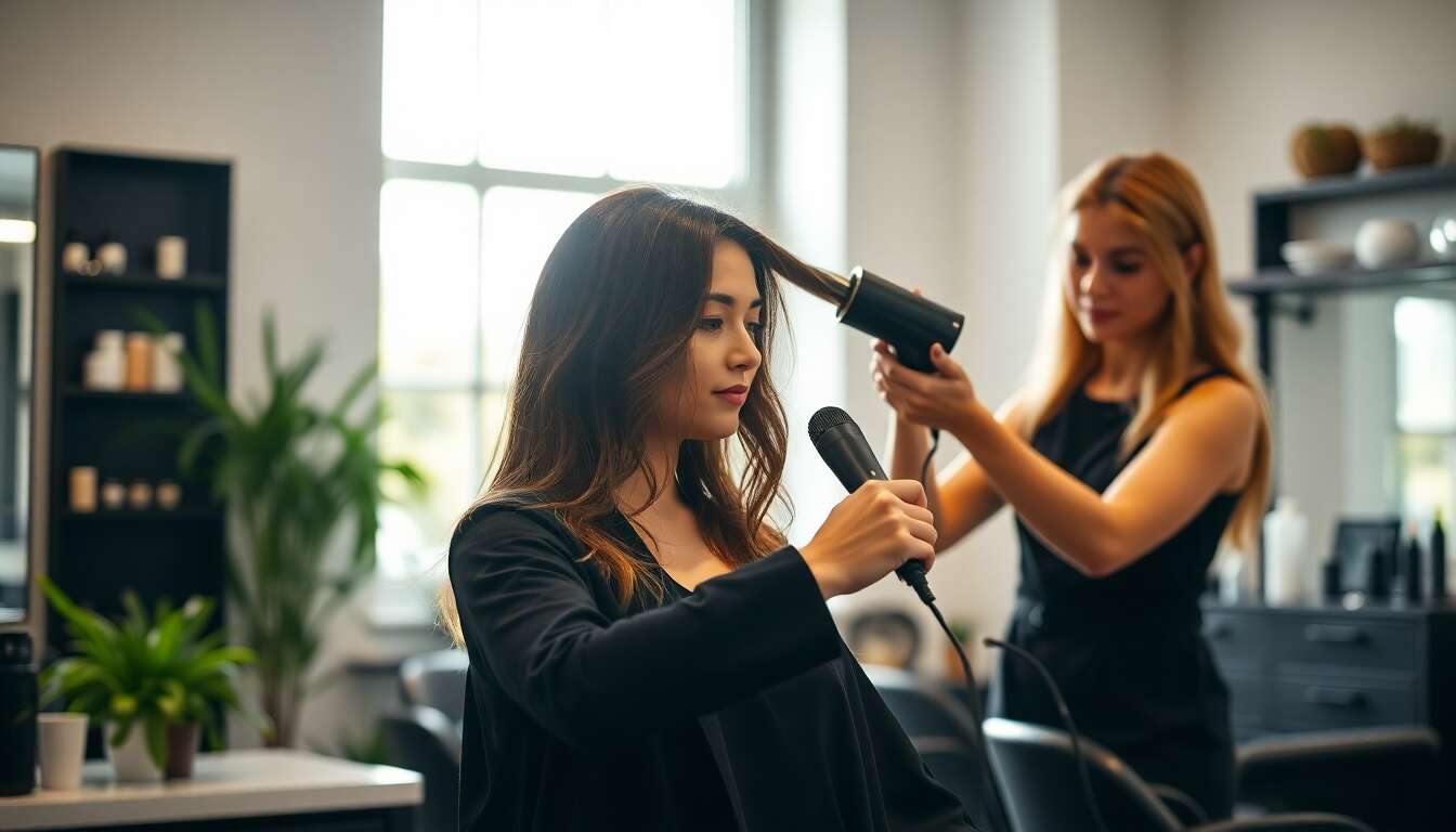 Astuces coiffure : techniques de séchage rapide pour matins pressés