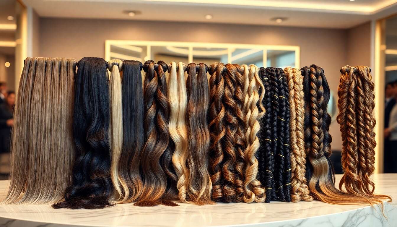 Les types d'extensions de cheveux Les types d'extensions de cheveux