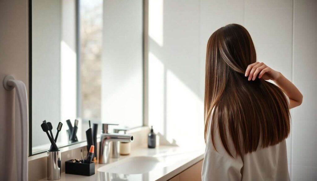 Routines matinales : optimiser le coiffage des cheveux lisses