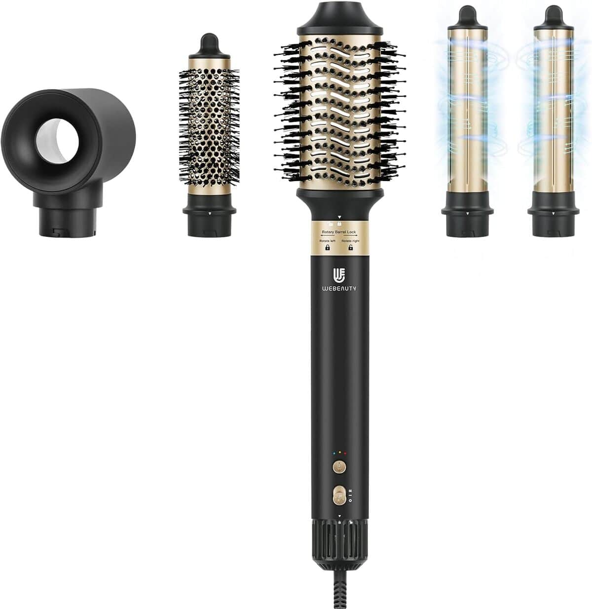 Test : webeauty brosse soufflante 5 en 1, sèche-cheveux ionique rapide