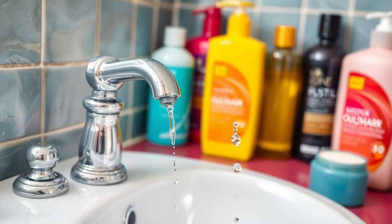 Eau et coloration : comment l'eau dure affecte votre teinte