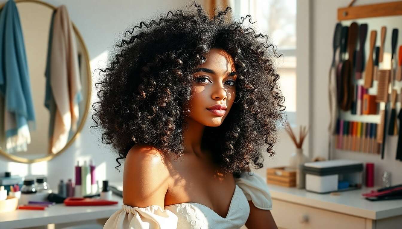 Les coiffures protectrices : alliées des cheveux bouclés