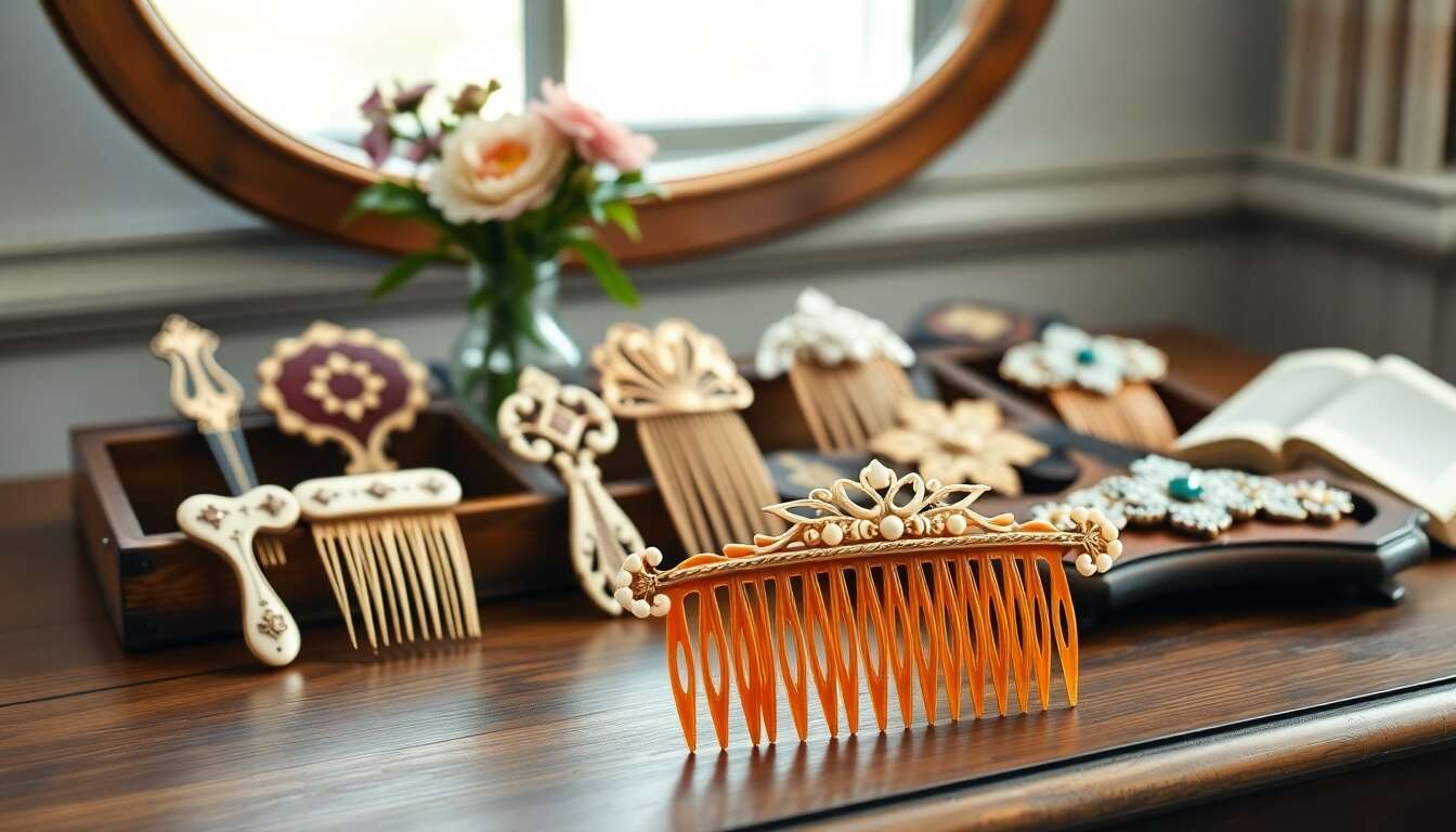 Accessoires tendance : le retour des peignes vintage dans nos tiroirs