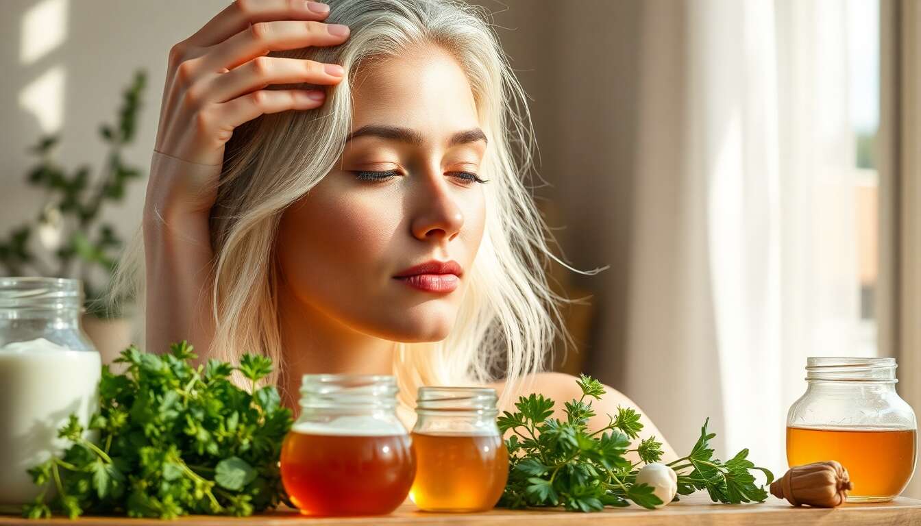 Masques maison pour revitaliser les cheveux