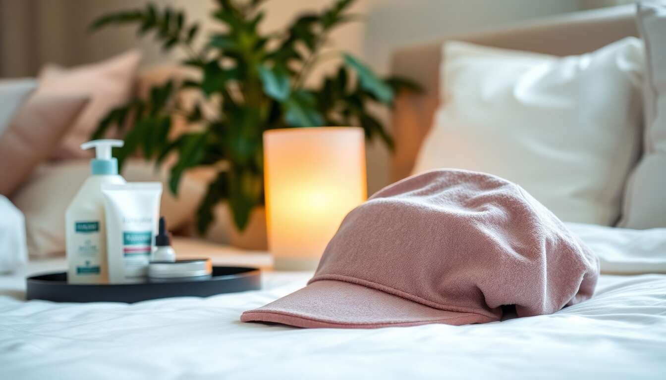 Choix d'un bonnet de nuit : secrets pour protéger vos cheveux