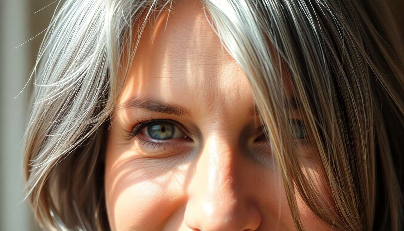 Adopter une routine de soins adaptée aux cheveux gris