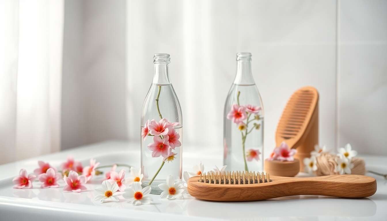 Eaux florales : rincer ses cheveux tout en douceur