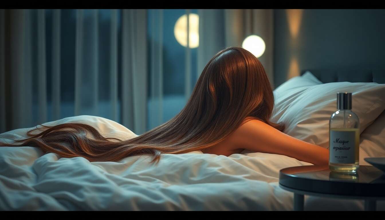 Masques nocturnes pour cheveux : maximiser l'effet réparateur pendant le sommeil