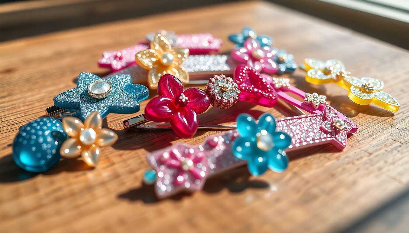 Les tendances : paillettes, strass et résine colorée Les tendances : paillettes, strass et résine colorée