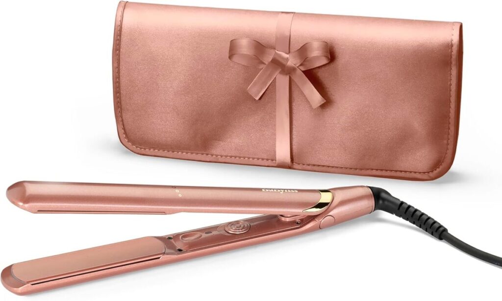 Test : lisseur BaByliss 2598PE Rose Gold 235 avec plaques céramiques