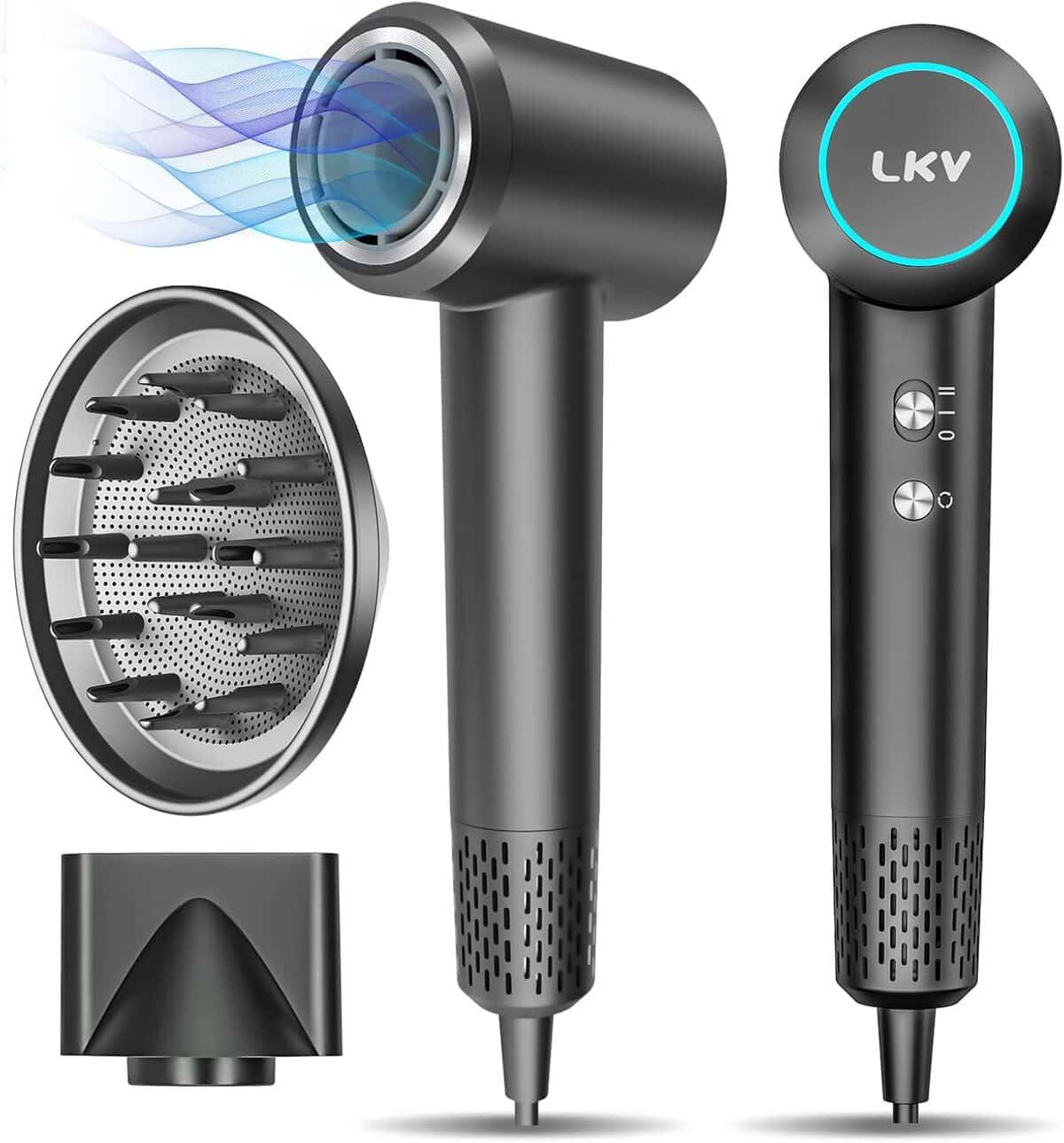 Test : lKV sèche-cheveux professionnel à ions négatifs, puissance et soin rapide
