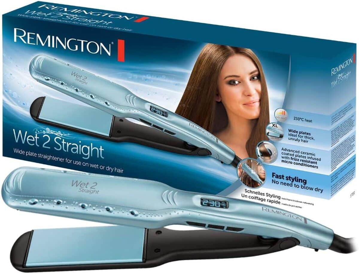 Test Remington S7350 : lisseur Wet2Straight, l'efficacité sur cheveux mouillés ou secs