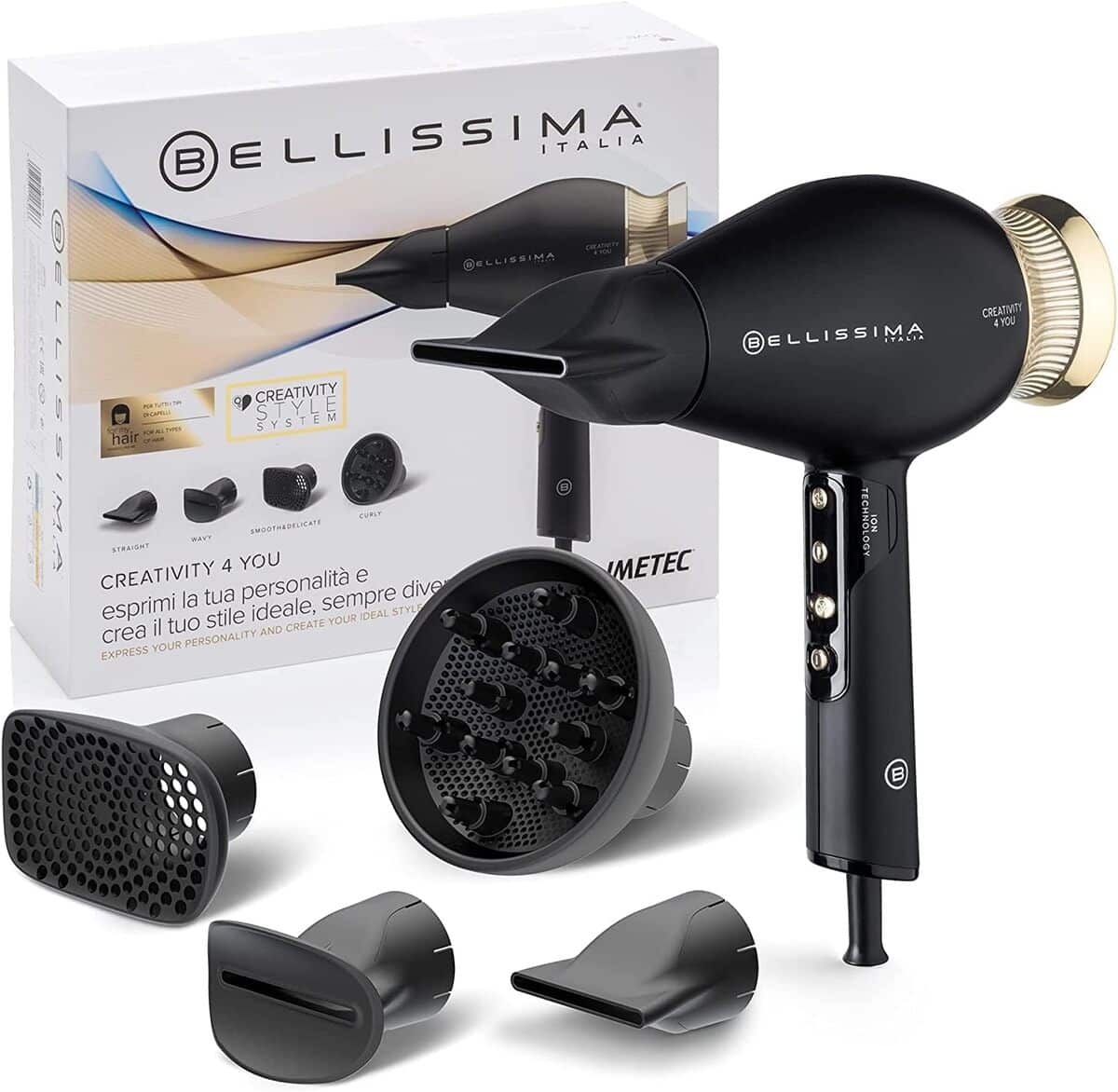 Test : bellissima sèche-cheveux ionique Creativity 4 You 1800 W