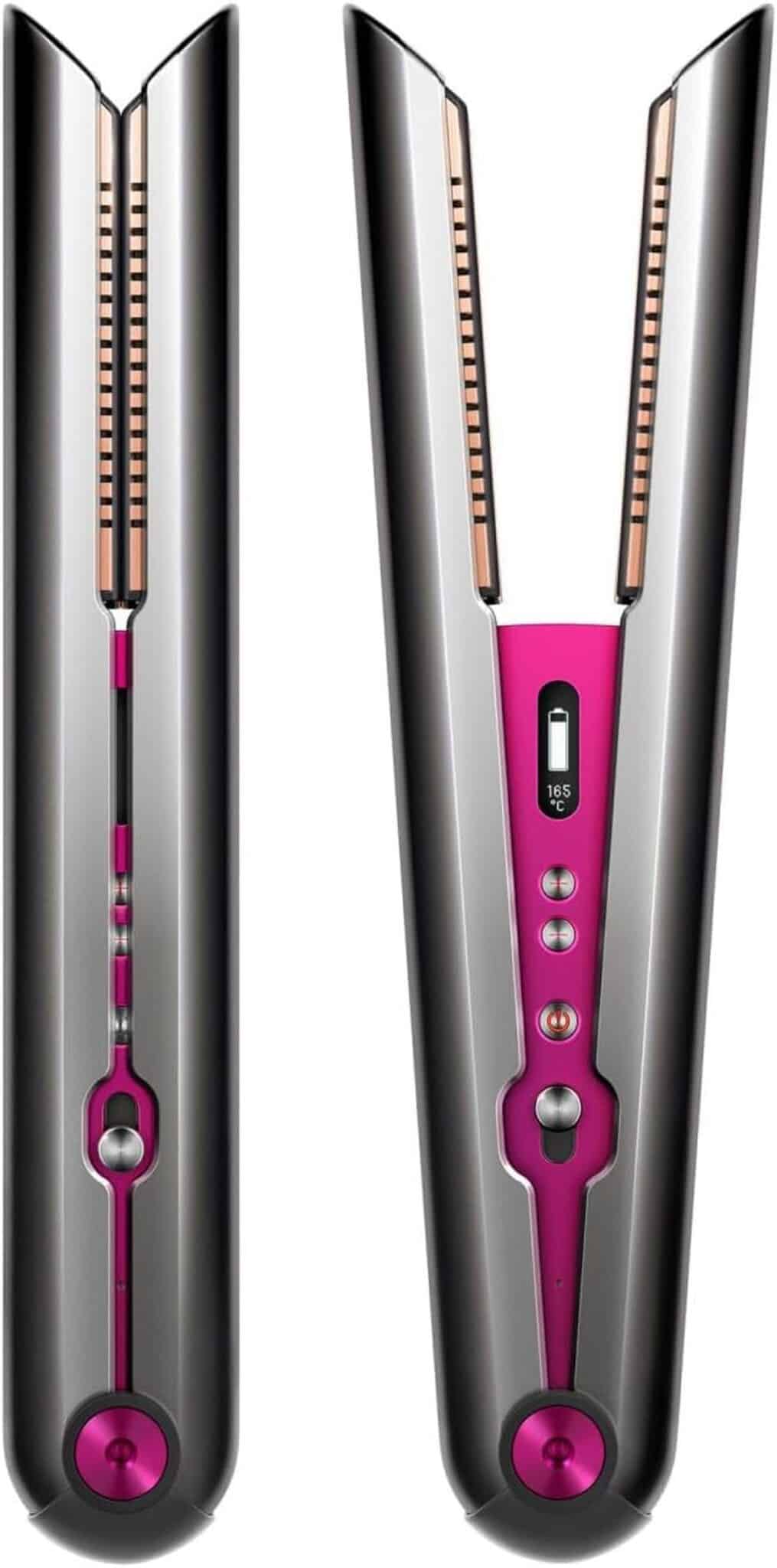 Test du fer à lisser Dyson Corrale fuchsia