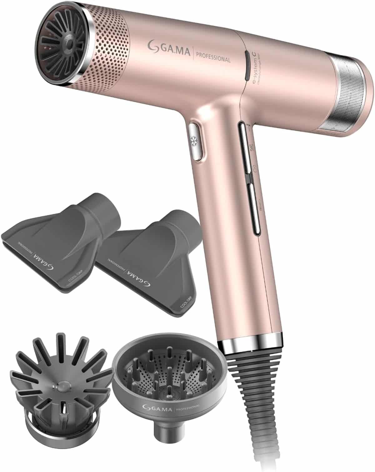 Test : sèche-cheveux Gama Italy iQ3 Perfetto Gold Rose, puissance et design