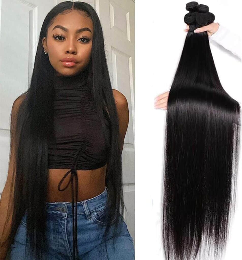 Avis : cheveux brésiliens 10A, extensions naturelles de haute qualité