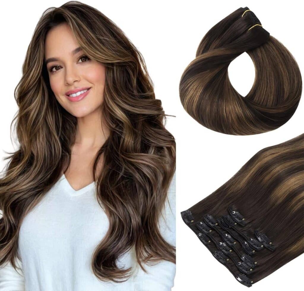 Avis : extensions Clip hotbanana 55cm remy cheveux naturels raides