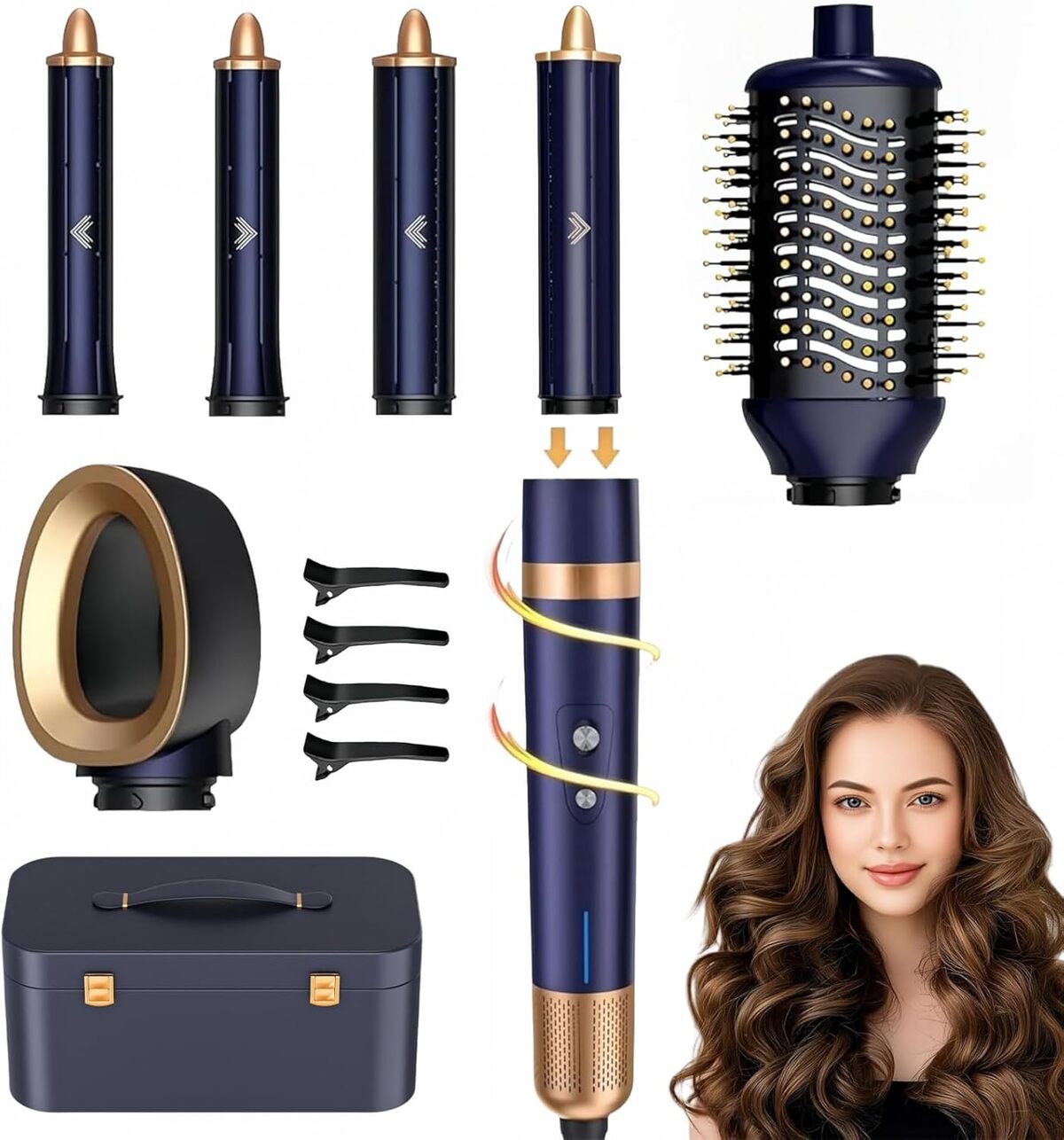 Test : cweixi brosse soufflante 6 en 1 Magic Twist cheveux air stylers
